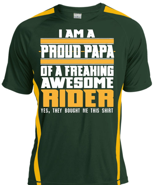 I Am A Pround Papa Of A Freaking Awesome Rider T Shirt, Father's Day T Shirt