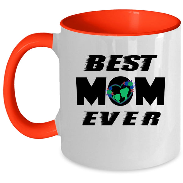 Awesome Mom Coffee Mug, What An Awesome Mom Looks Like Accent Mug