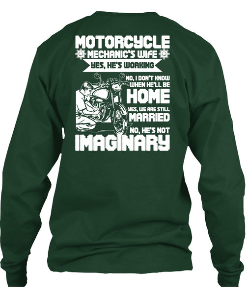 Motorcycle Mechanic's Wife T Shirt, We Are Still Married T Shirt
