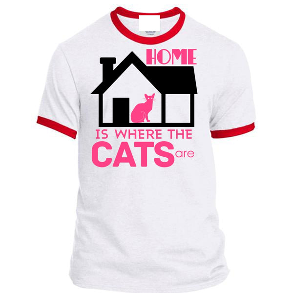 Home Is Where The Cats T Shirt, I Love My Cat T Shirt