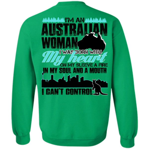 I Love Australian T Shirt, I'm An Australian Woman Sweatshirt