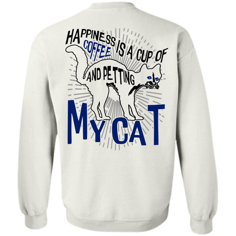 A black t-shirt with the shopify logo