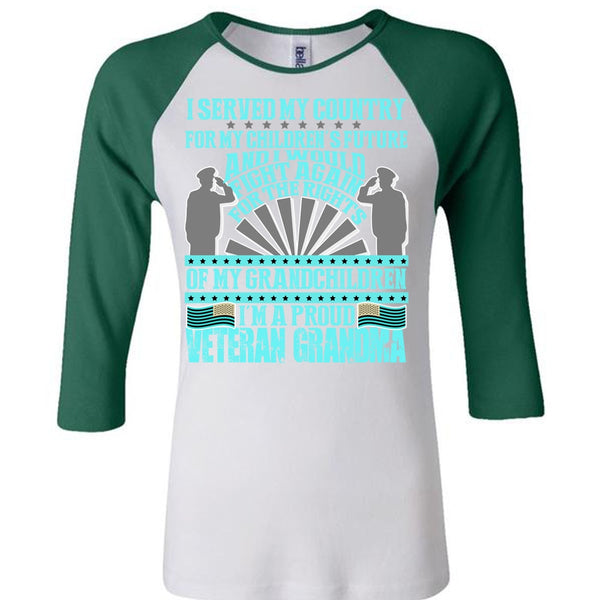 I'm A Proud Veteran Grandma T Shirt, I Love Veteran T Shirt, Awesome T-Shirts