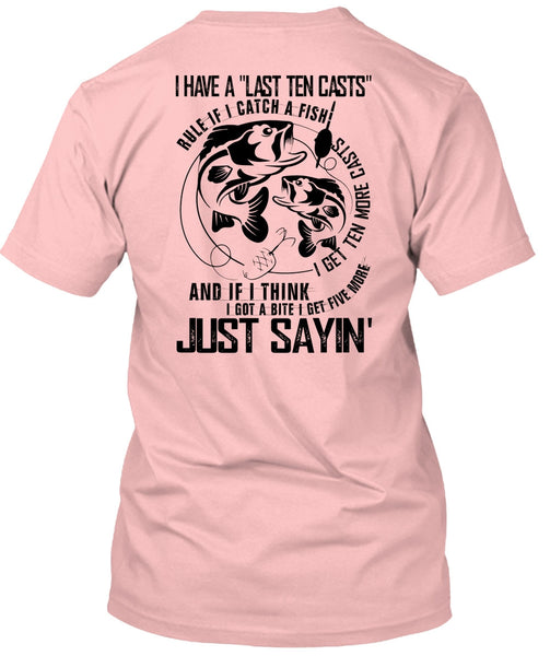 I Catch A Fish T Shirt, I Love Fishing T Shirt