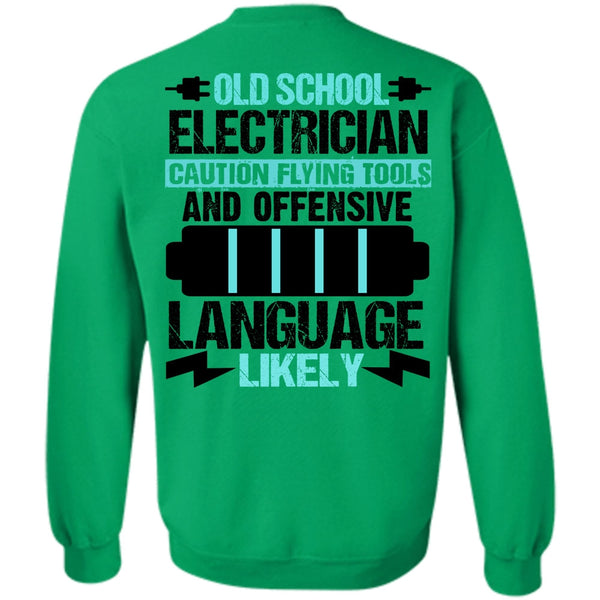 I Love Electrician T Shirt, Old School Electrician Sweatshirt