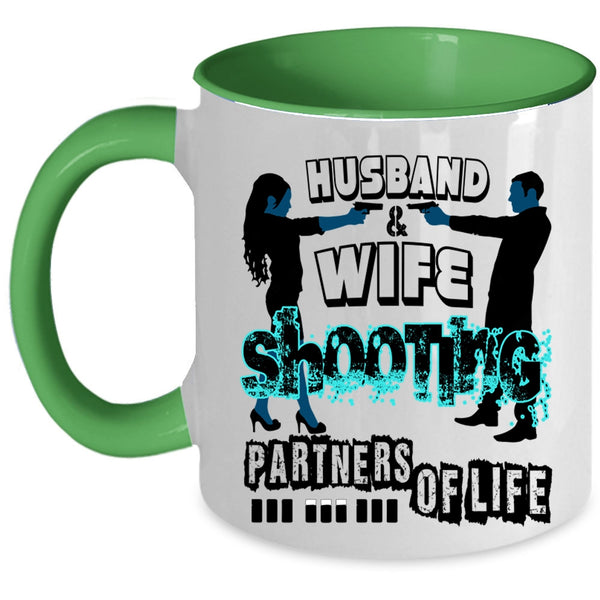 Shooting Partners Of Life Coffee Mug, Husband And Wife Accent Mug