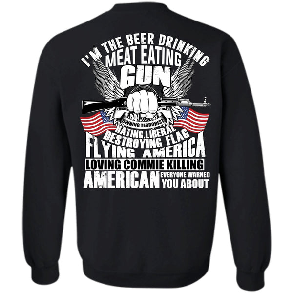 A black t-shirt with the shopify logo