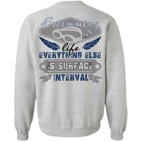 I Love Swimming T Shirt, Swimming Is Life Sweatshirt