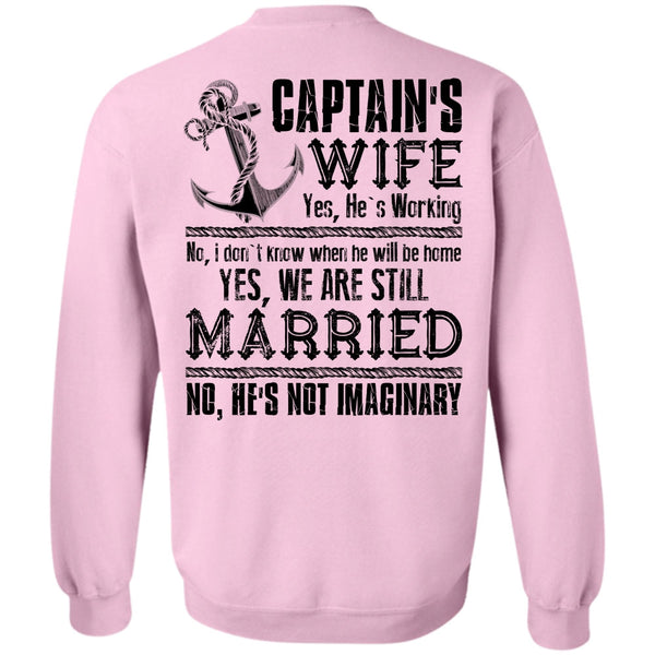 I Love Husband T Shirt, Captain's Wife Sweatshirt