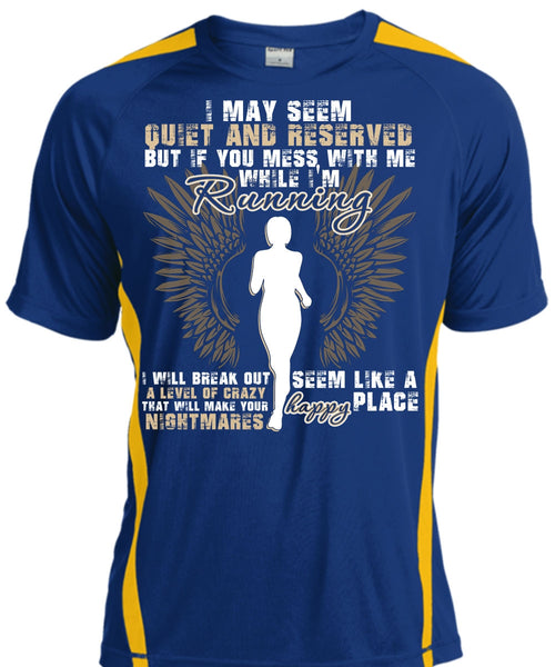 I'm Running T Shirt, Happy Place T Shirt, Cool Shirt