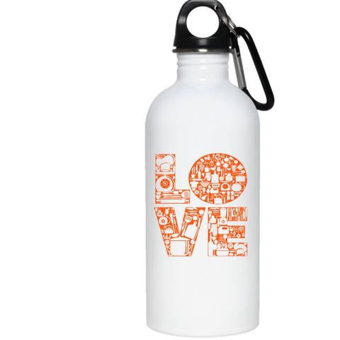 Love Chef 20 oz Stainless Steel Bottle,Cool Gift For Kitchener Outdoor Sports Water Bottle