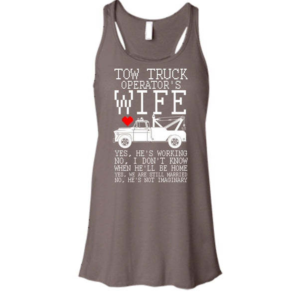 Tow Truck Operator's Wife T Shirt, I'm A Truck Operator's Wife T Shirt, Cool T Shirt