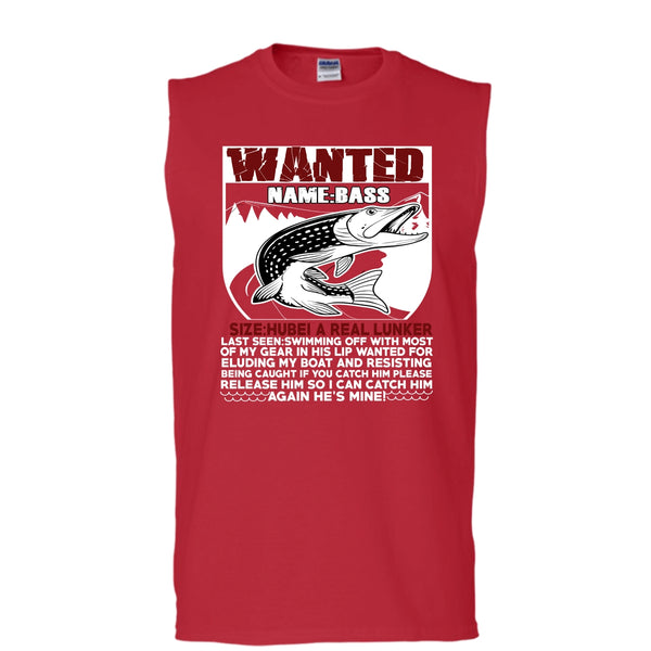 I Can Catch Him T Shirt, I Love Fishing T Shirt, Cool T Shirt (Men's Cotton Sleeveless)