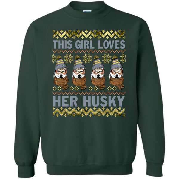 Coolest Husky T Shirt, Husky Merry Christmas Sweatshirt