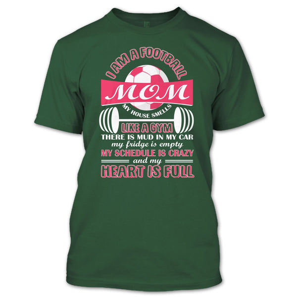 A black t-shirt with the shopify logo