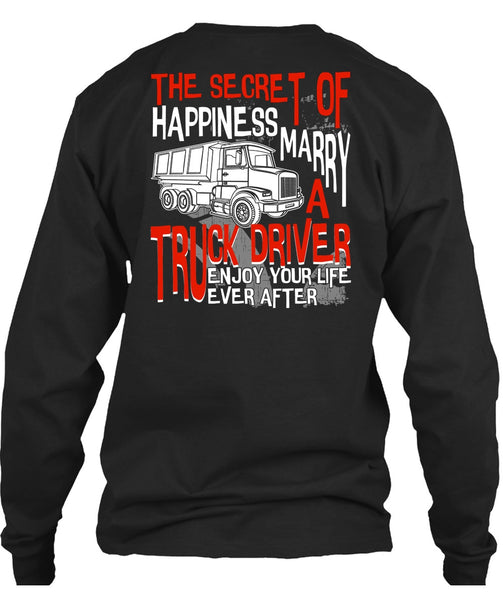 Marry A Truck Driver T Shirt, Being A Trucker T Shirt