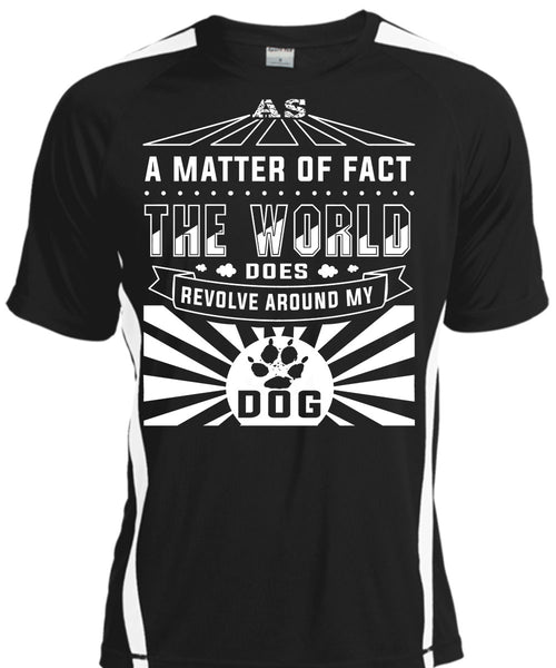 A black t-shirt with the shopify logo