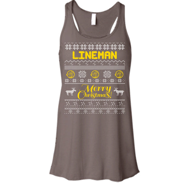 Lineman Merry Christmas T Shirt, Coolest Lineman T Shirt, Cool T Shirt
