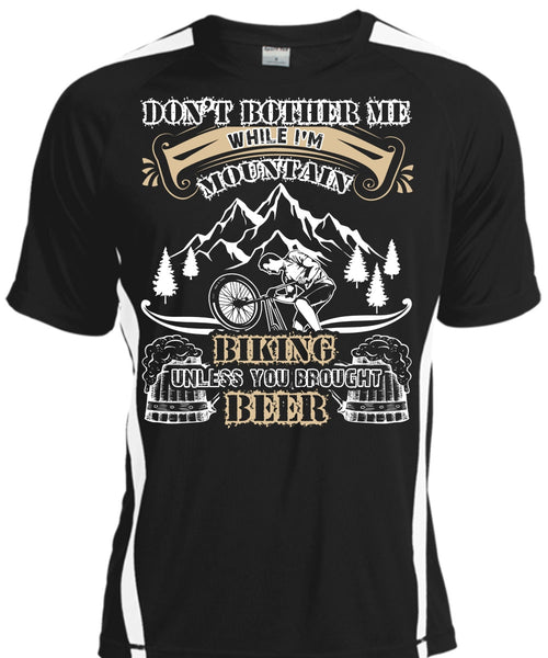 A black t-shirt with the shopify logo