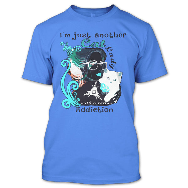 I'm Just Another Cat Lady T Shirt, Coolest Cat Lady T Shirt