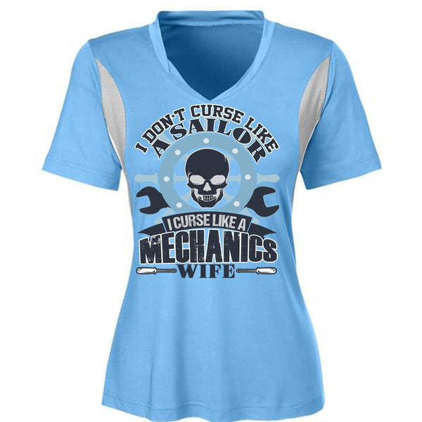 I Curse Like A Mechanic's Wife T Shirt, I Love Mechanic T Shirt, Awesome T-Shirts