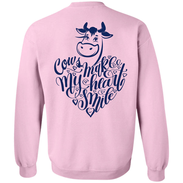 Being A Farmer T Shirt, Cows Make My Heart Smile Sweatshirt