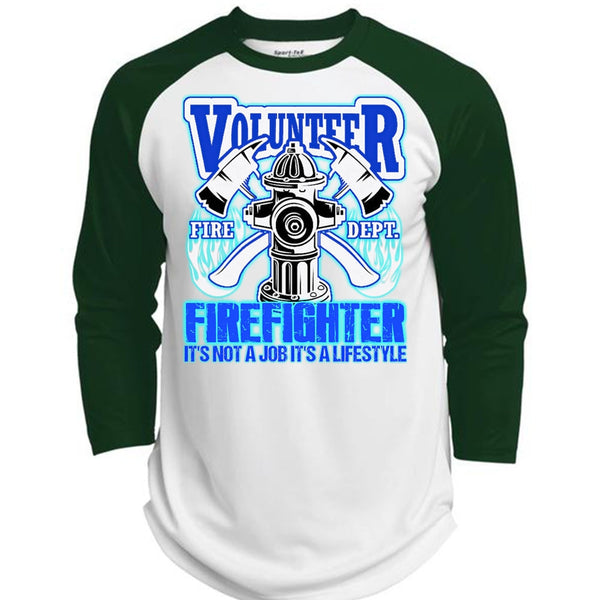 Volunteer Firefighter T Shirt, I Love Firefighter T Shirt, Awesome T-Shirts  (Polyester Game Baseball Jersey)