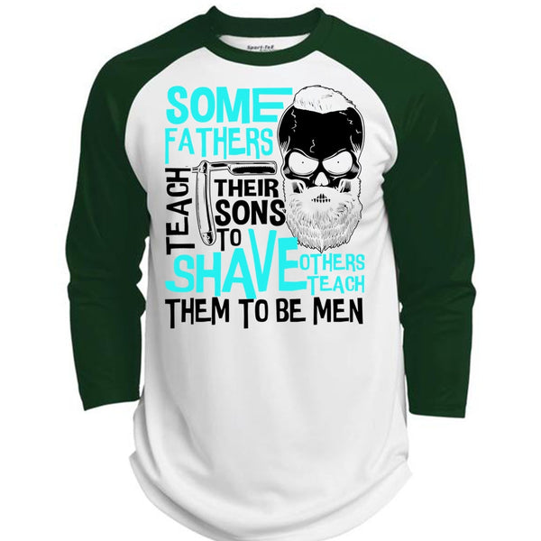 Some Father Teach Their Sons T Shirt, I Love Papa T Shirt, Awesome T-Shirts  (Polyester Game Baseball Jersey)