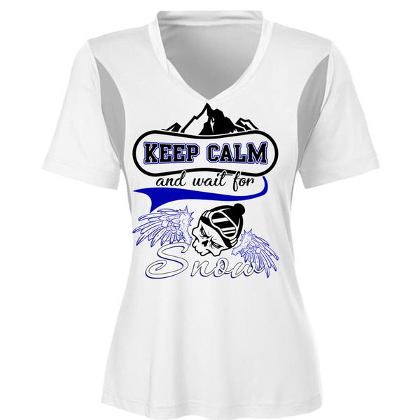 Keep Calm And Wait For Snow T Shirt, I Love Skiing T Shirt, Awesome T-Shirts