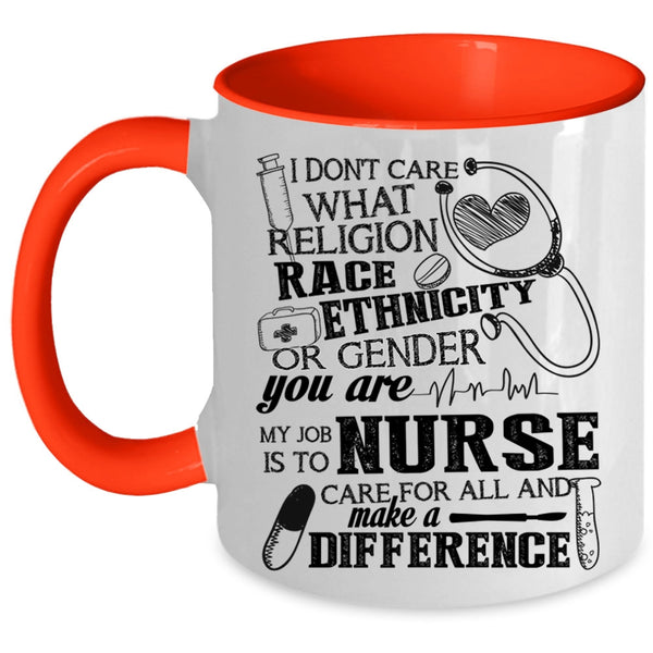 Funny Gift For Nurses Coffee Mug, Cute Nurses Accent Mug