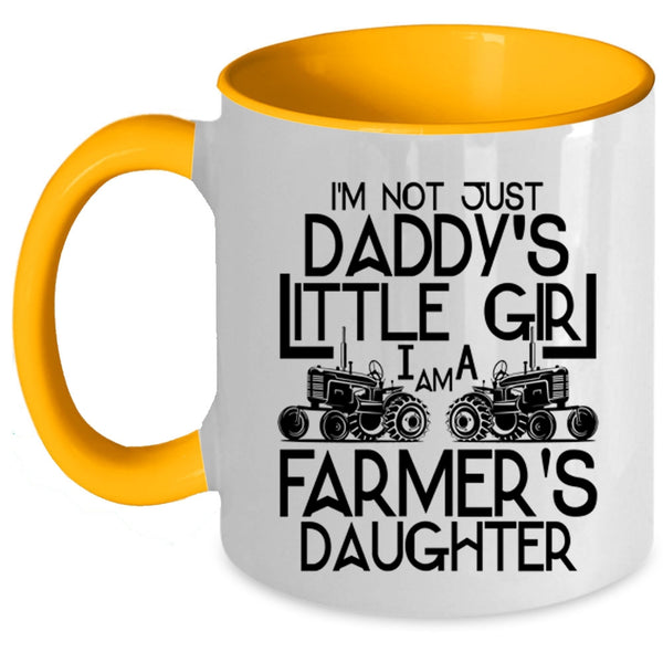Pretty Daughter Coffee Mug, I Am A Farmer's Daughter Accent Mug