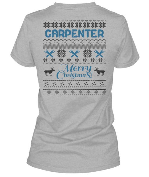 Carpenter Merry Christmas T Shirt, I Love Carpenter T Shirt