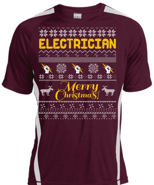 Electrician Merry Christmas T Shirt, This Girl Loves Christmas T Shirt, Cool Shirt