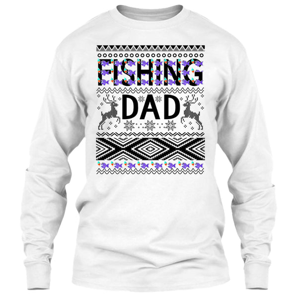 Fishing Dad T Shirt, Merry Christmas Gift T Shirt