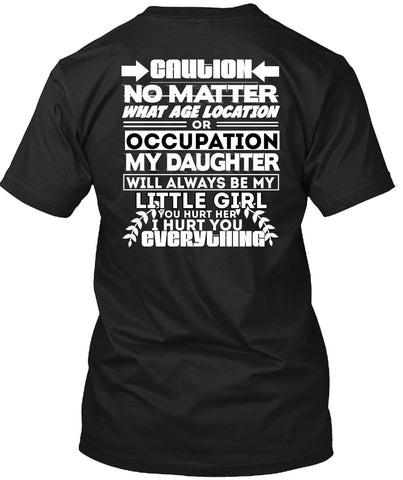 A black t-shirt with the shopify logo