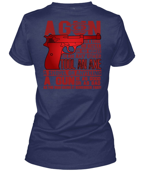 A Gun Is A Tool T Shirt, Being A Veteran T Shirt