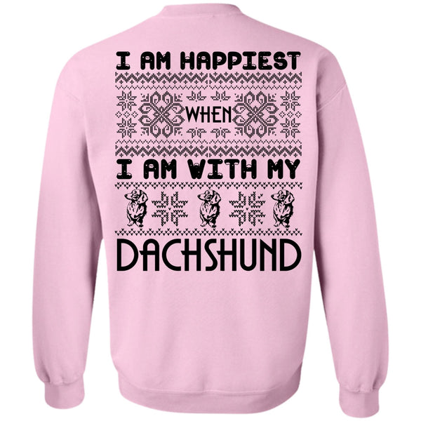 I Love My Dog T Shirt, I Am With My Dachshund Sweatshirt
