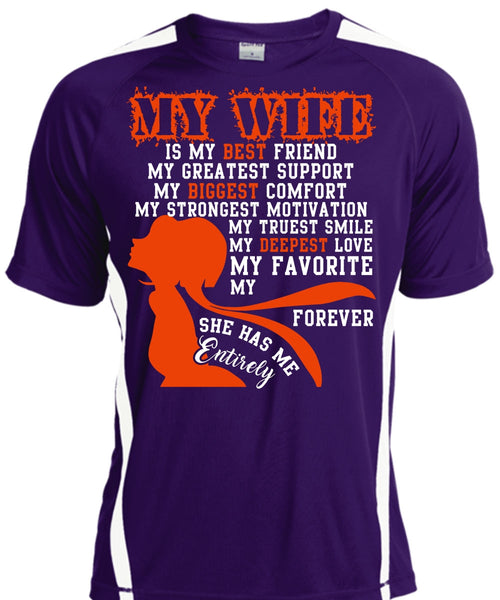 My Wife Is My Best Friend T Shirt, My Biggest Comfort T Shirt, Cool Shirt