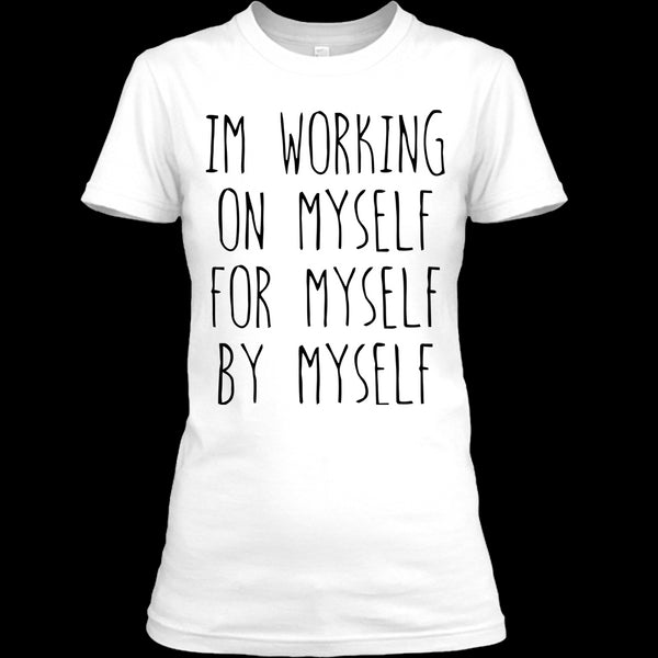 A black t-shirt with the shopify logo