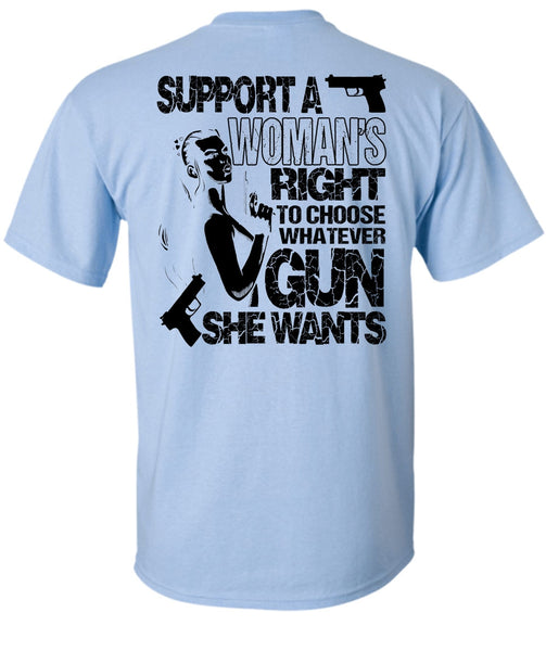 Choose Whatever Gun T Shirt, I Love Gunner T Shirt