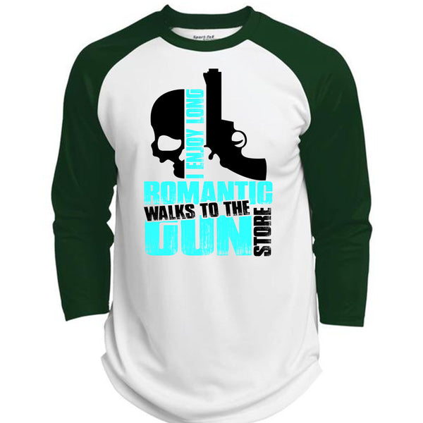 Walks To The Gun Store T Shirt, Being A Gun T Shirt, Awesome T-Shirts  (Polyester Game Baseball Jersey)
