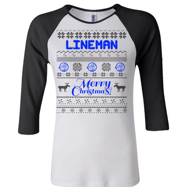 Lineman Merry Christmas T Shirt, I Love Lineman T Shirt, Awesome T-Shirts
