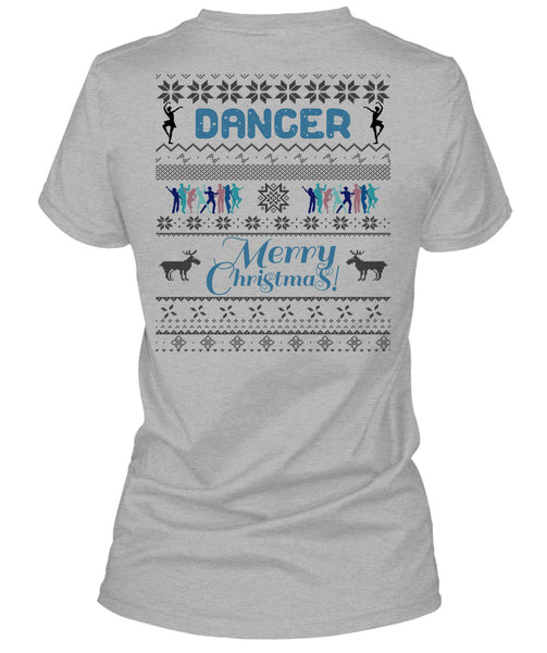 Dancer Merry Christmas T Shirt, Being A Dancer T Shirt