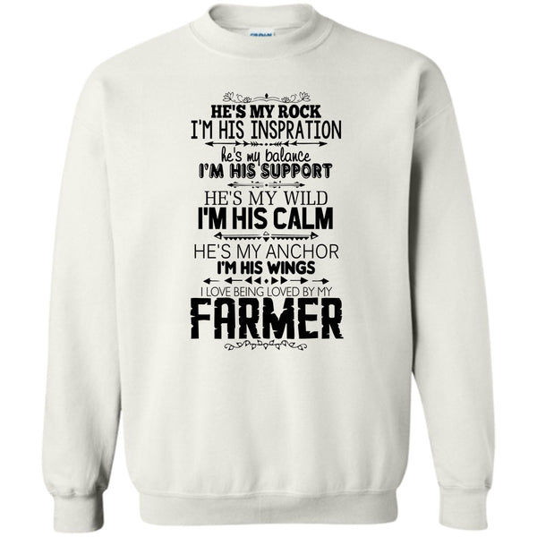 Coolest Farmer T Shirt, He Is My Rock Sweatshirt