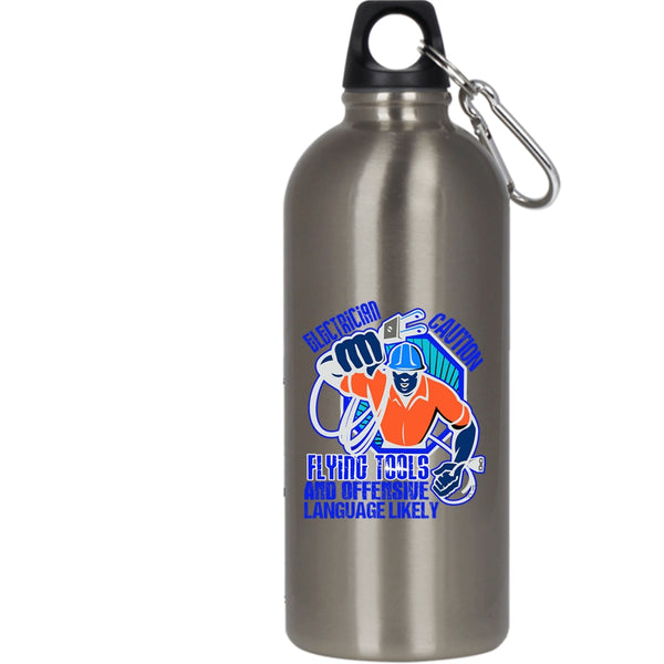 Electrician 20 oz Stainless Steel Bottle,Best Gift For Electricians Outdoor Sports Water Bottle