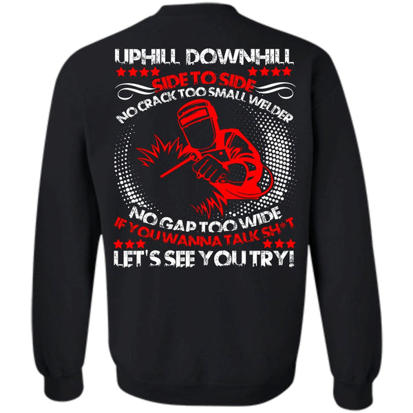 A black t-shirt with the shopify logo