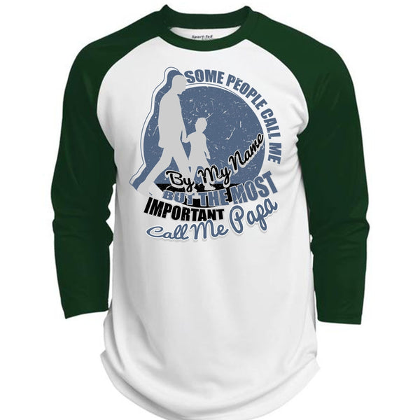 The Most Important Call Me Papa T Shirt, I Love Papa T Shirt, Awesome T-Shirts  (Polyester Game Baseball Jersey)