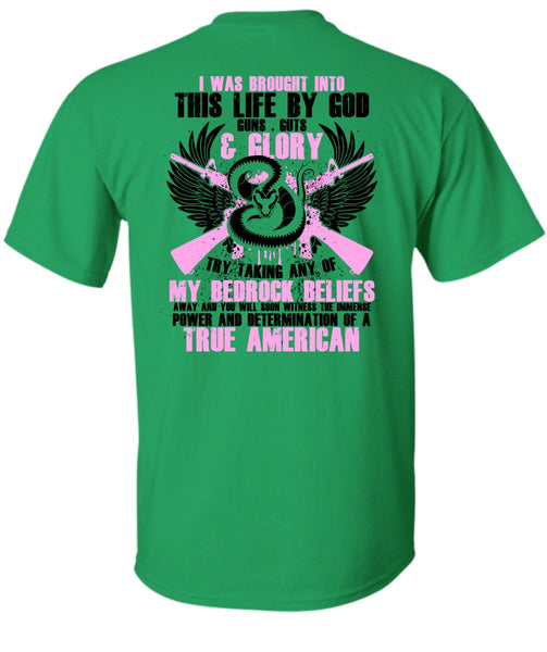 God Guns T Shirt, I Love Gunning T Shirt