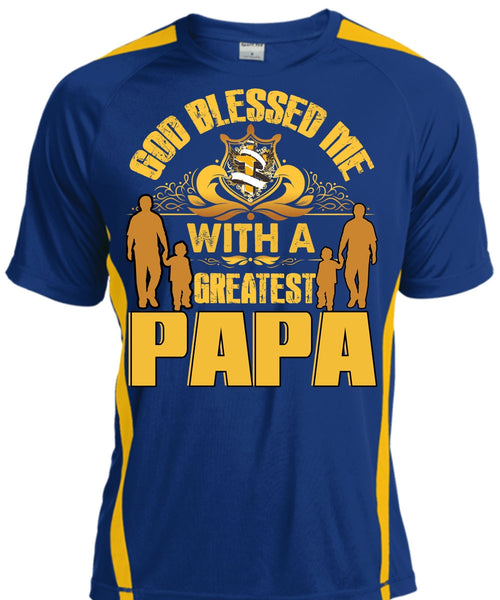 God Blessed Me With A Greatest Papa T Shirt, Being A Papa T Shirt, Cool Shirt