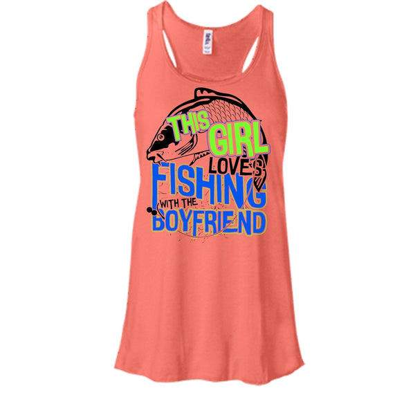 This Girl Loves Fishing T Shirt, Coolest Fishing Tank Top